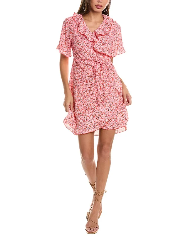 ANNA KAY Givan Silk-Blend Midi Dress Trendy Knit Midi Dress