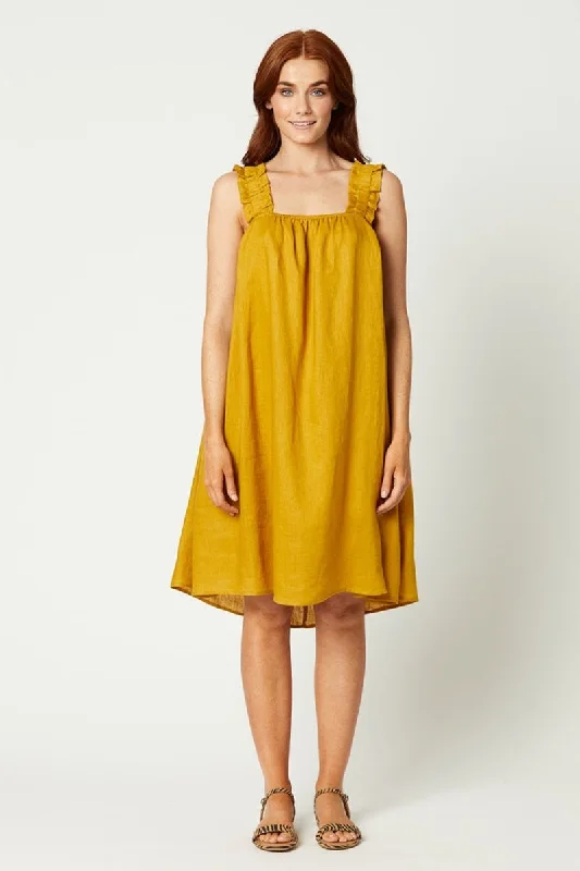 Eb & Ive - Nala Midi Dress - Honey