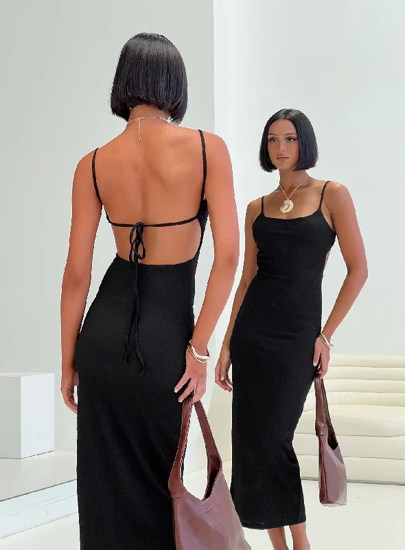 Elestria Maxi Dress Black