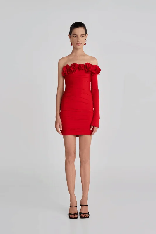 Selvaggio Mini Dress Red