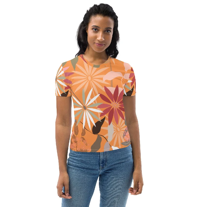 ABSTRACT FLORAL Premium Women's T-Shirt