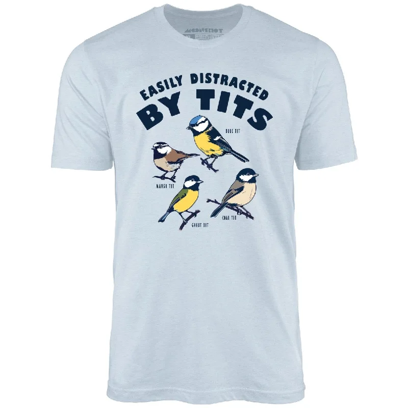 Easily Distracted Birds - Unisex T-Shirt