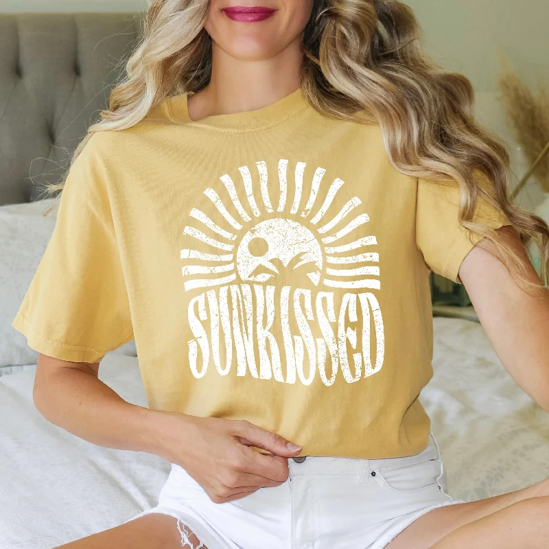 Sunkissed Rays Distressed | Garment Dyed Short Sleeve Tee