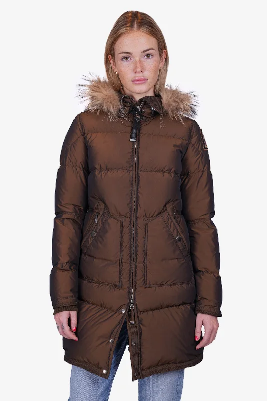 Parajumpers Olive Down Ski Jacket with Fur Trim Size XS Fitted Jacket Loose Jacket Oversized Jacket Parajumpers Olive Down Ski Jacket with Fur Trim Size XS Fitted Jacket Loose Jacket Oversized Jacket