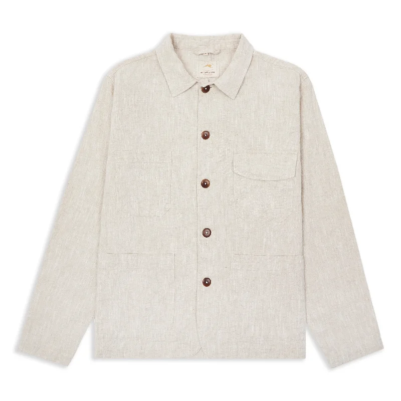 Linen Jericho Jacket - Beige