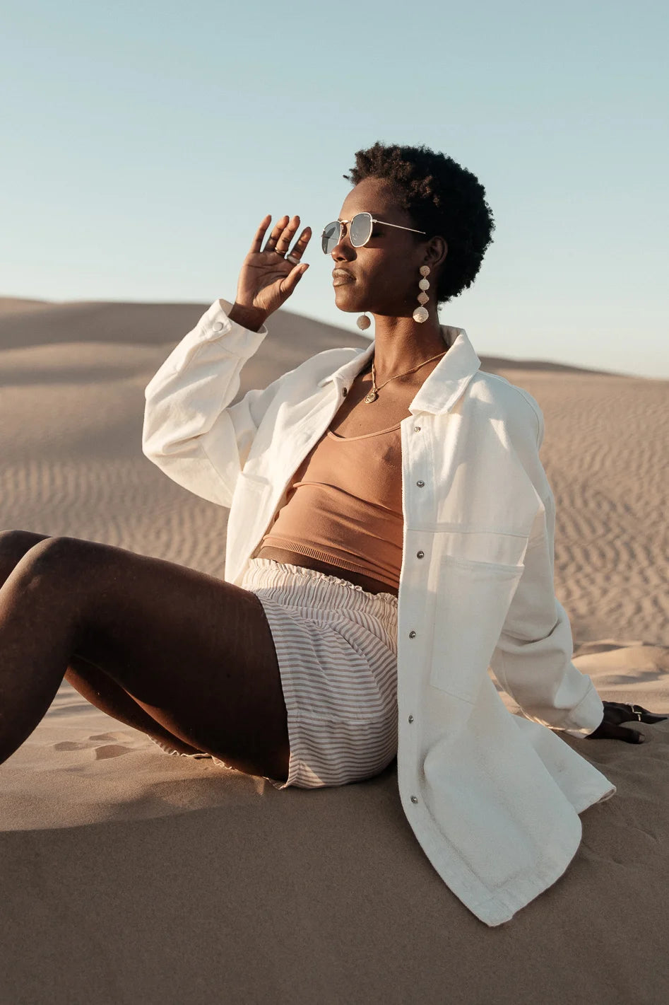 Eloise Denim Jacket in Ivory Corduroy Jacket Velvet Jacket Brocade Jacket