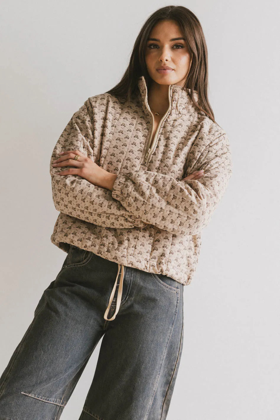 Holden Floral Quilted Jacket Herringbone Jacket Houndstooth Jacket Plaid Jacket