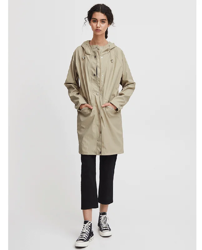 Ichi Tazi Doeskin Rain Jacket Satin Fabric Silk Fabric Chiffon Fabric