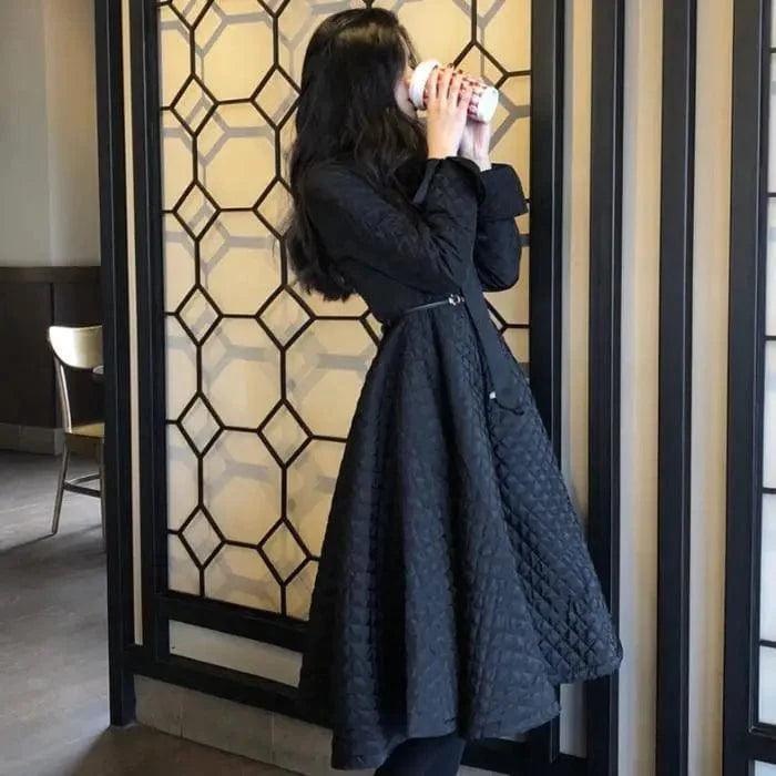 Temperament long-sleeved cotton jacket Nylon Fabric Polyester Fabric Spandex Fabric Temperament long-sleeved cotton jacket Nylon Fabric Polyester Fabric Spandex Fabric