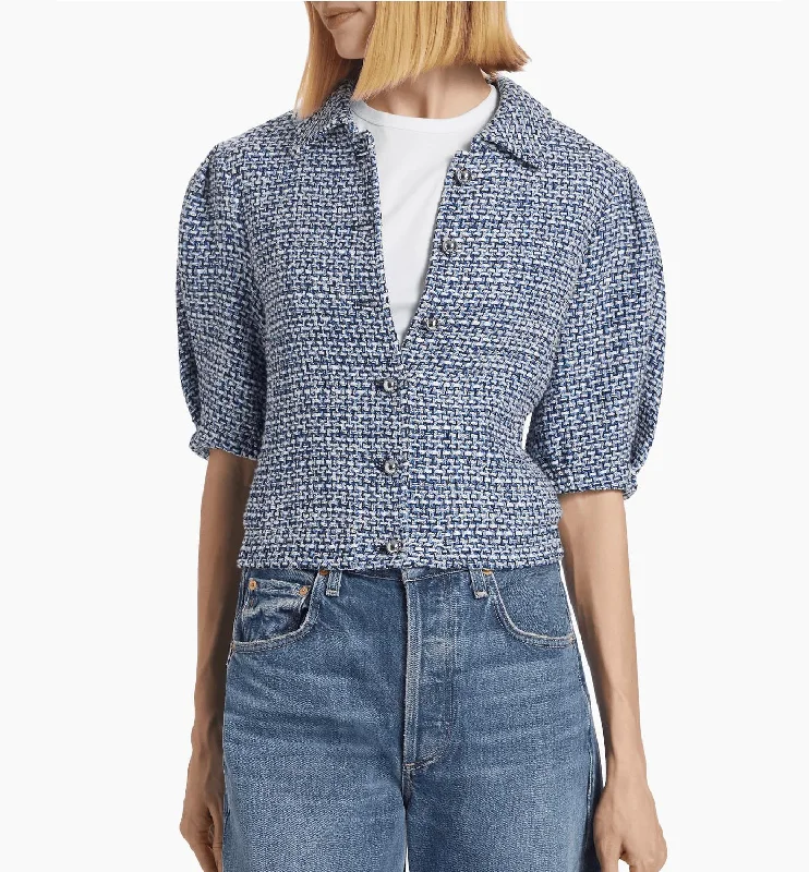 Lucas Short Sleeve Jacket In Cobalt Multi Rayon Jacket Velvet Jacket Corduroy Jacket Lucas Short Sleeve Jacket In Cobalt Multi Rayon Jacket Velvet Jacket Corduroy Jacket