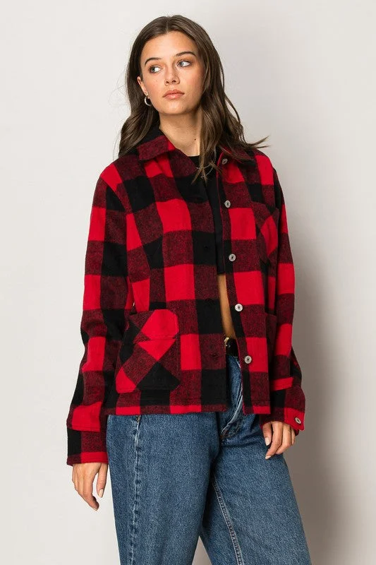 Tough As Nails Flannel Workwear Jacket Striped Jacket Polka Dot Jacket Floral Jacket Tough As Nails Flannel Workwear Jacket Striped Jacket Polka Dot Jacket Floral Jacket