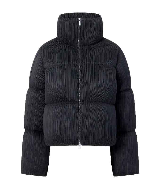 Dinara Crinkle Puffer Jacket - Black