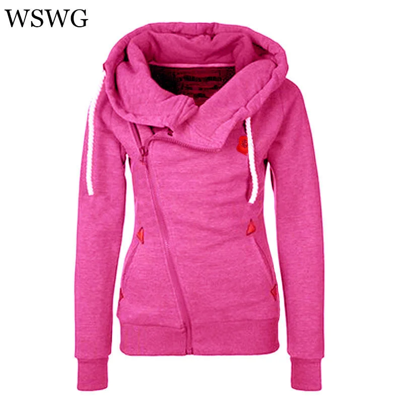 2017 Casual Sudaderas Mujer Women Hoody Autumn Winter Women Zipper Hoodies Thick Thicken hoody Women Sweatshirt Hoodies 60503