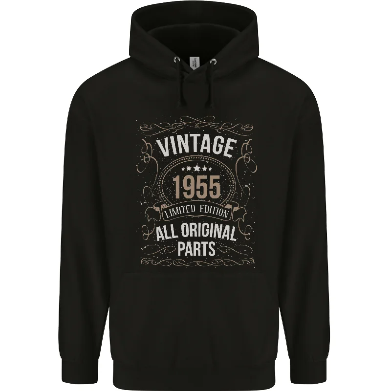 69th Birthday Limited Edition 1955 Mens 80% Cotton Hoodie