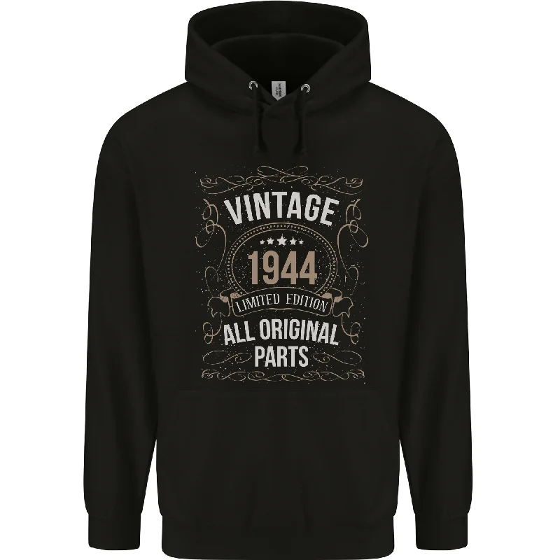 80th Birthday Limited Edition 1944 Mens 80% Cotton Hoodie