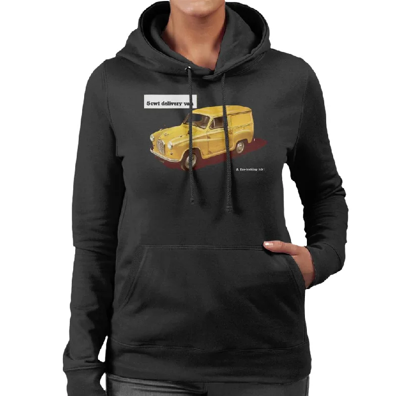 Austin 5cwt Delivery Van British Motor Heritage Women's Hooded Sweatshirt