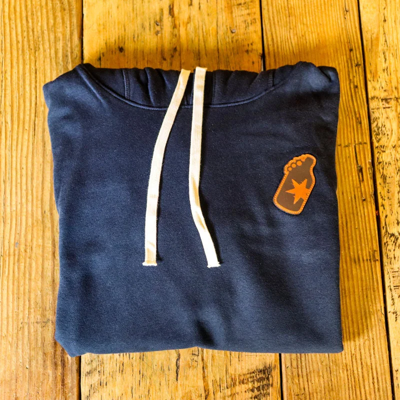 Bitter Pops Unisex Hoodie Navy w/Growler Patch