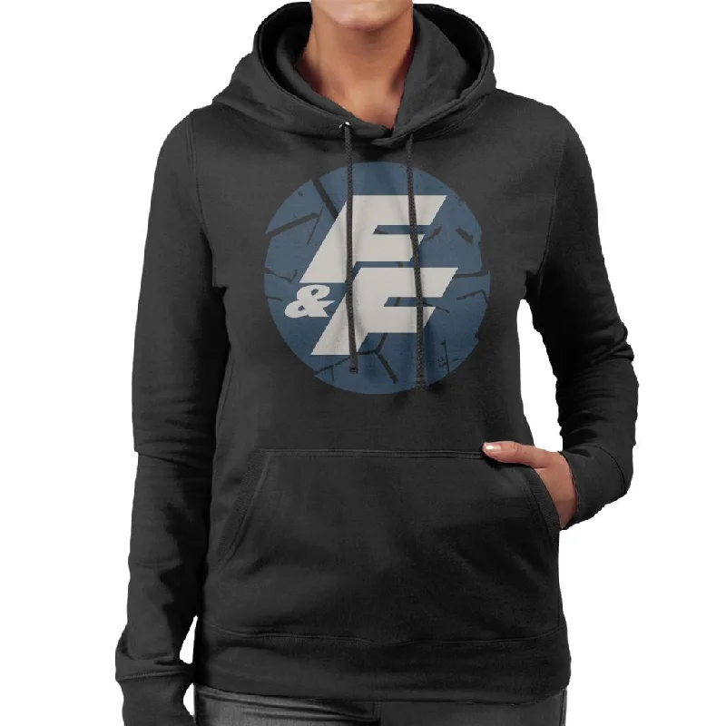 The Fast and The Furious Shattered Logo Women's Hooded Sweatshirt