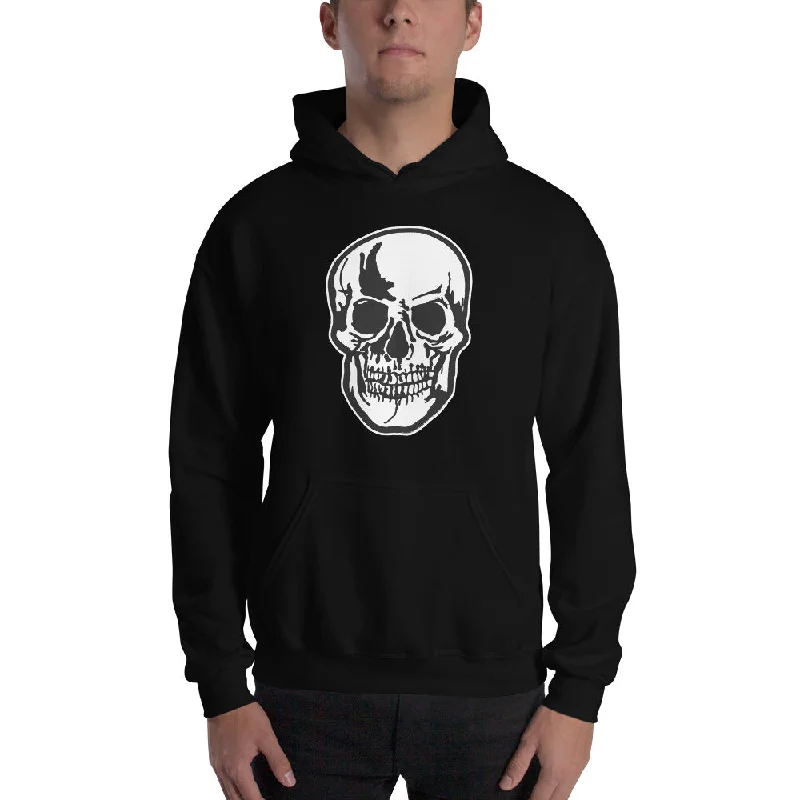 Halloween Oddities Human Skull Hoodie Sweatshirt