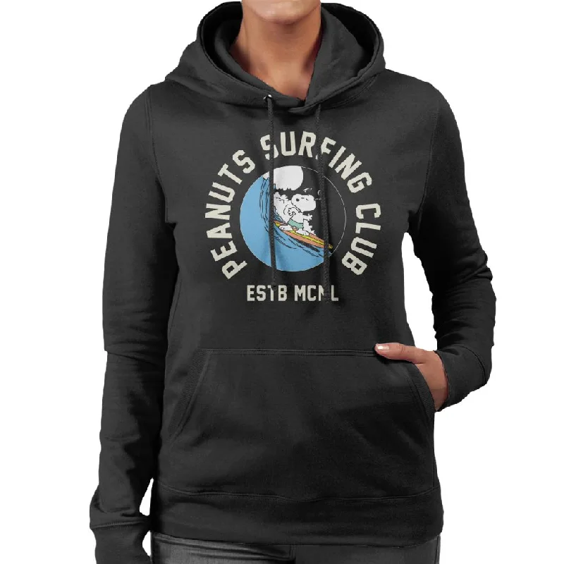 Peanuts Surfing Club Women's Hooded Sweatshirt