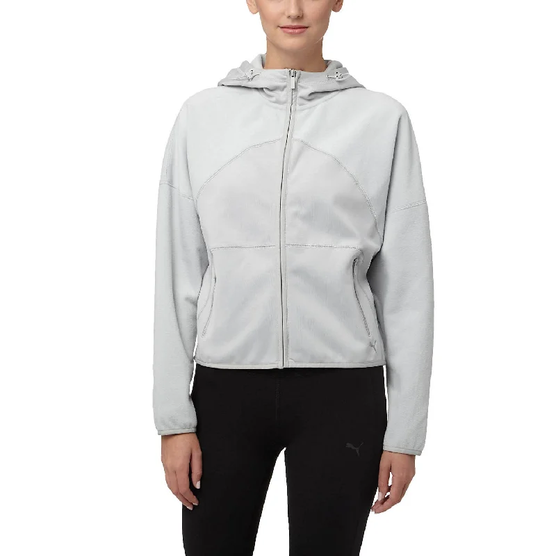 Puma Yogini Warm Full Zip Women's Hoodie Grey