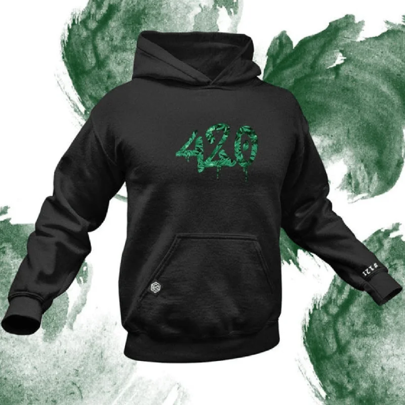 420 Premium Hoodie (schwarz)