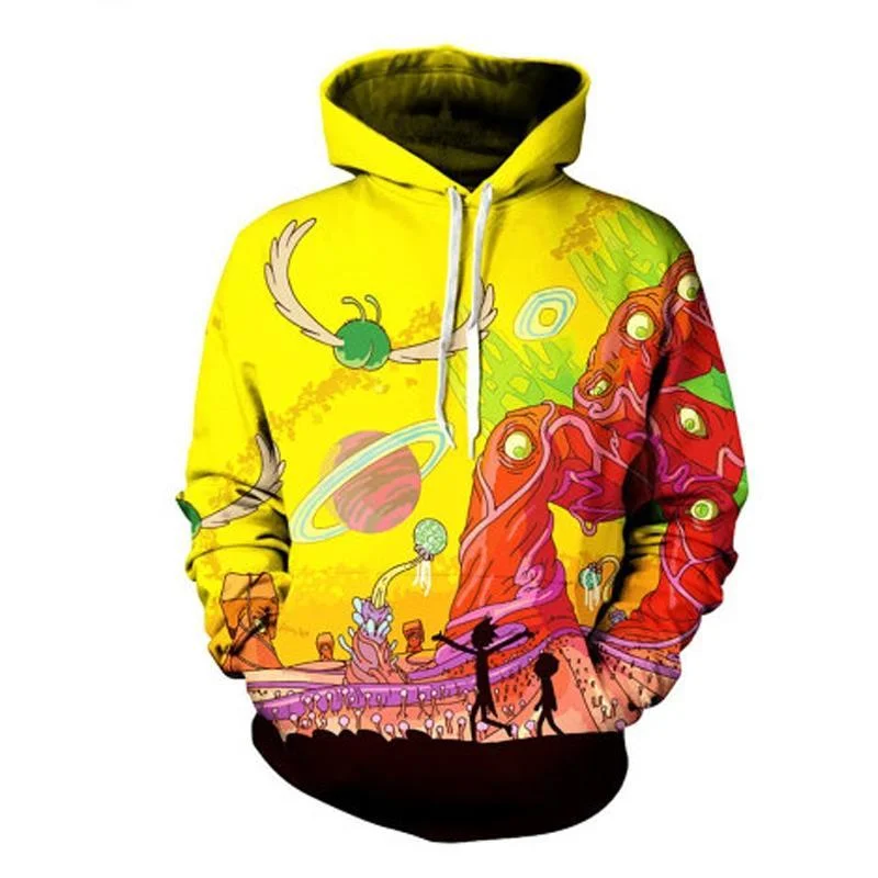 Unisex Planet Artwork Hoodie