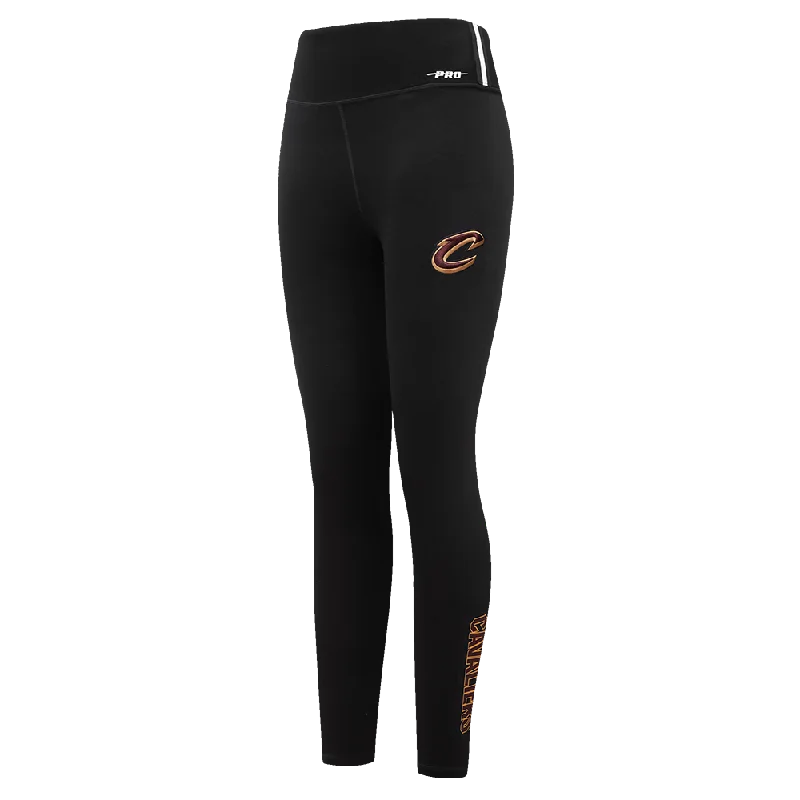 NBA CLEVELAND CAVALIERS CLASSIC WOMEN'S JERSEY LEGGING (BLACK) Fashionable Moisture-Wicking Leggings NBA CLEVELAND CAVALIERS CLASSIC WOMEN'S JERSEY LEGGING (BLACK) Fashionable Moisture-Wicking Leggings