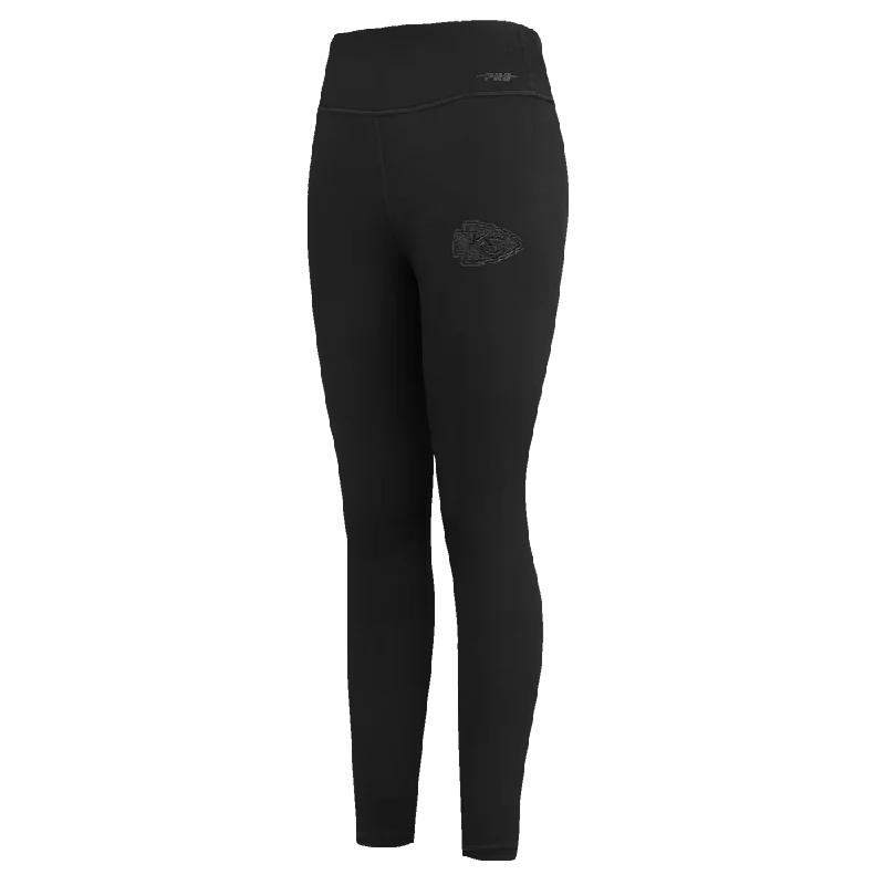 NFL KANSAS CITY CHIEFS NEUTRAL WOMEN'S JERSEY LEGGING (BLACK) Elegant Printed Leggings with Pockets NFL KANSAS CITY CHIEFS NEUTRAL WOMEN'S JERSEY LEGGING (BLACK) Elegant Printed Leggings with Pockets