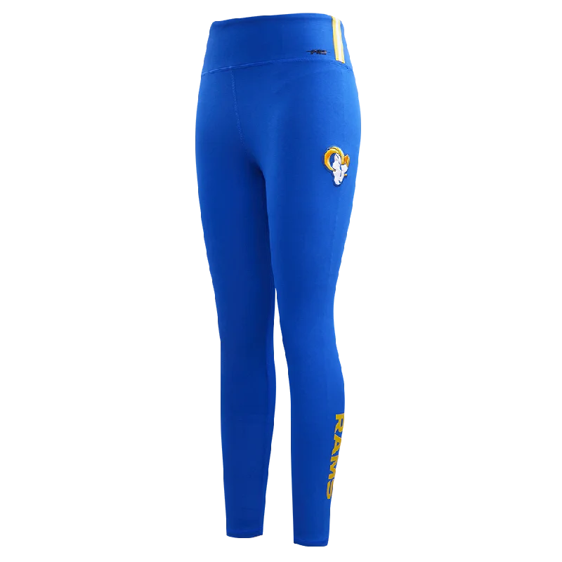 NFL LOS ANGELES RAMS CLASSIC WOMEN'S JERSEY LEGGING (ROYAL BLUE) Elegant Sheer Leggings NFL LOS ANGELES RAMS CLASSIC WOMEN'S JERSEY LEGGING (ROYAL BLUE) Elegant Sheer Leggings