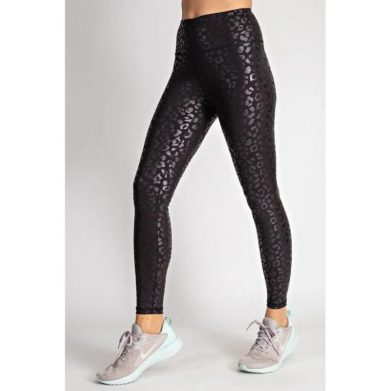 Leopard chintz butter soft full length leggings