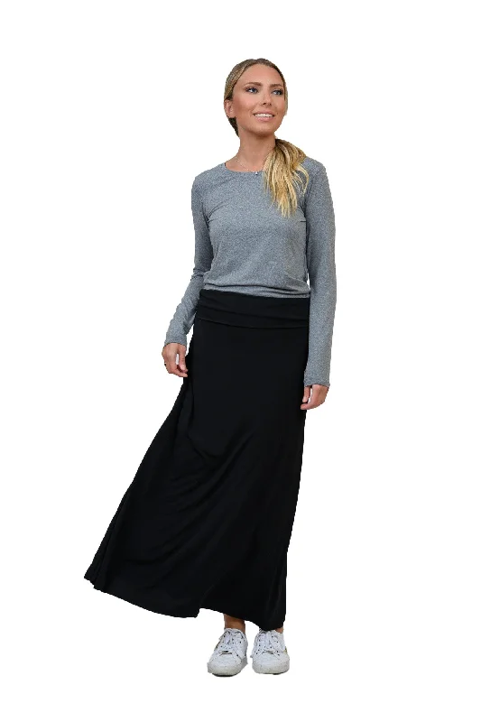 Ladies Active Skirt Maxi Length (35 Inches) cashmere skirt soft