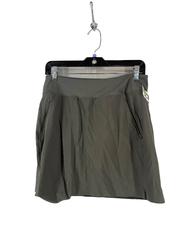 Athletic Skirt By Athleta In Grey, Size: 8 spandex blend skirt