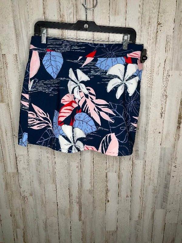 Athletic Skirt By Columbia In Floral Print, Size: M flowy skirt hem