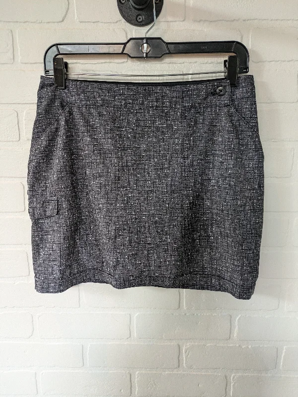 Athletic Skirt By Columbia In Grey, Size: 4 high slit skirt