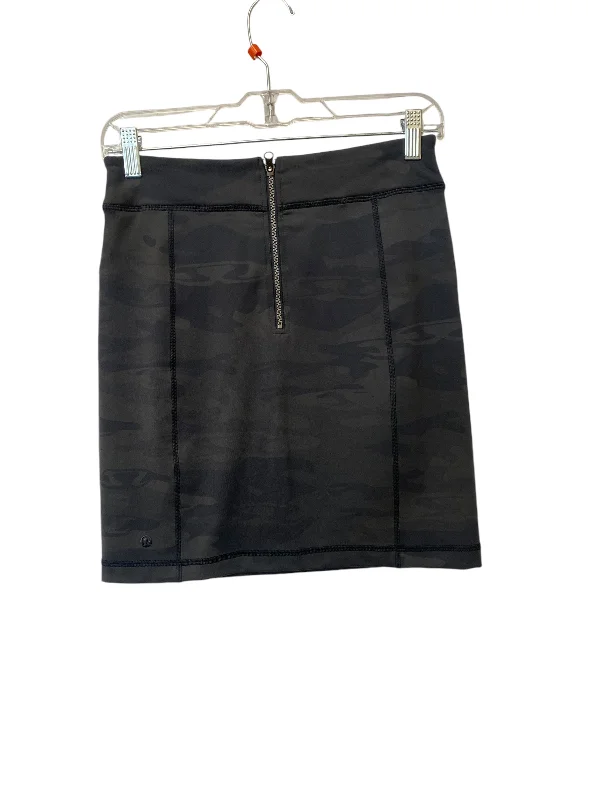 Athletic Skirt By Lululemon In Camouflage Print, Size: 6 lace skirt intricate