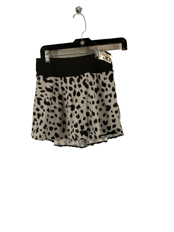 Athletic Skirt By Nicole Miller In Animal Print, Size: M corduroy skirt cozy