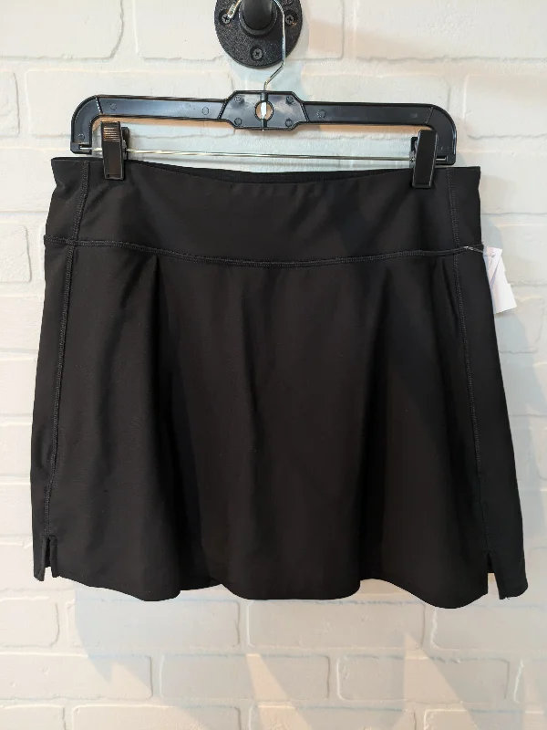 Athletic Skirt By Old Navy In Black, Size: 12 floral skirt print