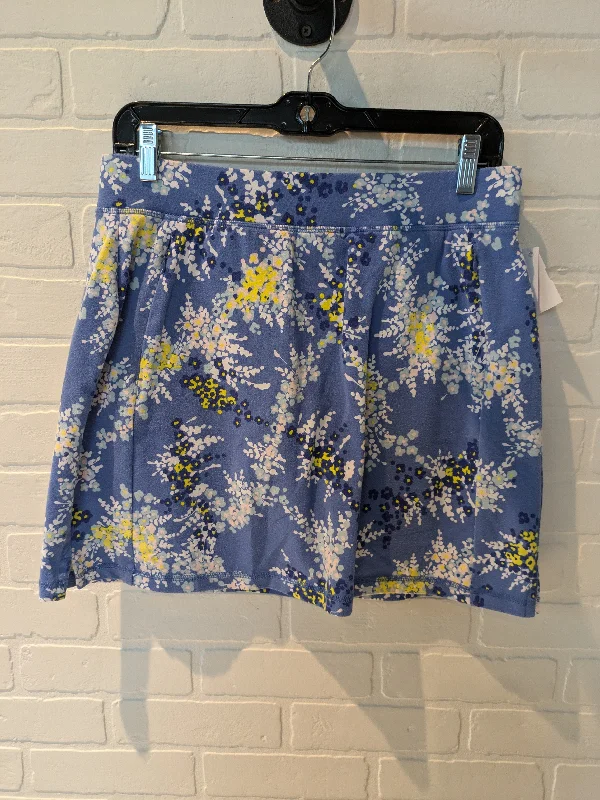 Athletic Skirt By Talbots In Blue & Green, Size: 8petite denim skirt durable