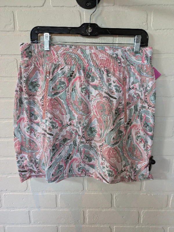 Athletic Skirt By Talbots In Pink & White, Size: 8petite vintage skirt charm