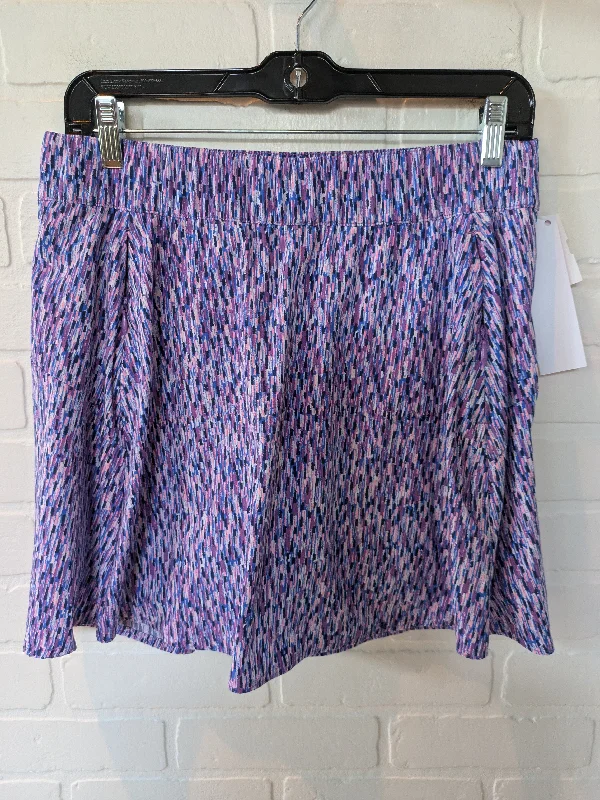 Athletic Skirt By Talbots In Purple, Size: 8petite pleated skirt texture
