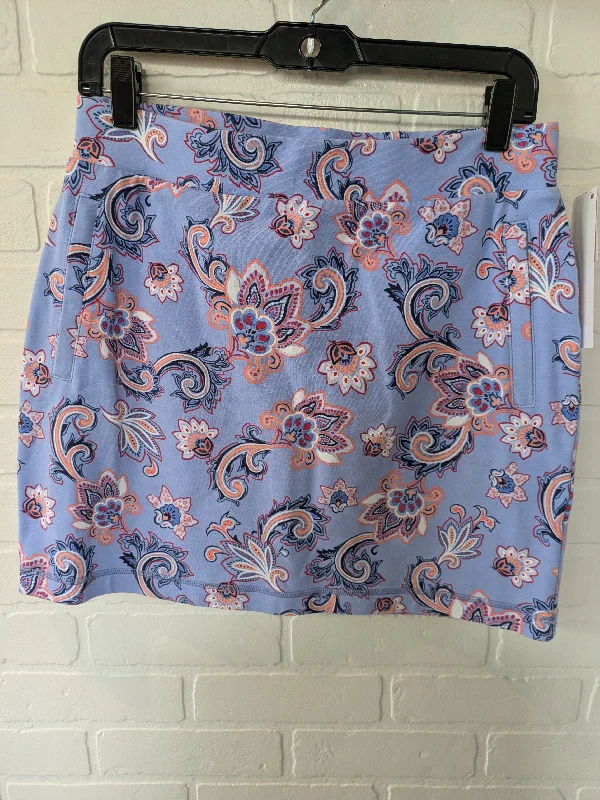 Athletic Skirt By Talbots In Purple, Size: 8petite ruffled skirt detail