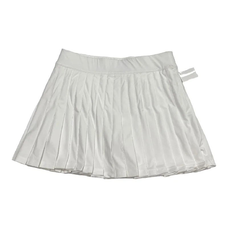 Athletic Skirt By Vineyard Vines In White, Size: M breathable skirt fabric