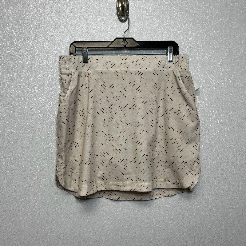 Athletic Skirt Skort By Calia In Ivory, Size: L linen skirt airy