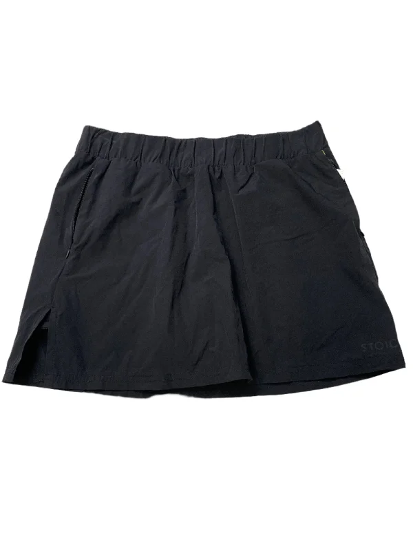 Black Athletic Skirt Skort Stoic Size M silk skirt elegant