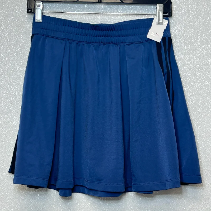 Blue Athletic Skirt Skort Adidas, Size Xs linen skirt airy