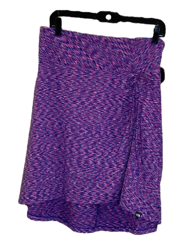 Blue & Pink Athletic Skirt The North Face, Size M leather skirt refined