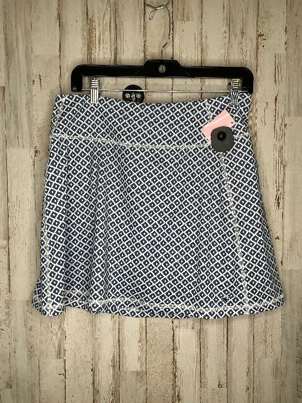 Blue & White Athletic Skirt Vineyard Vines, Size M patchwork skirt art