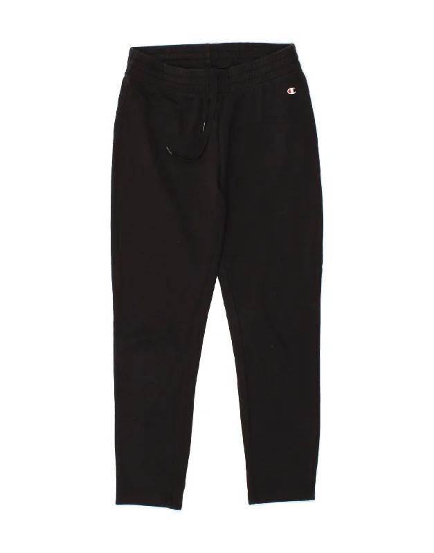 CHAMPION Womens Leggings UK 12 Medium  Black