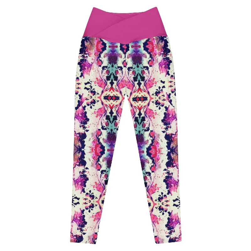 Crossover leggings, pastel love